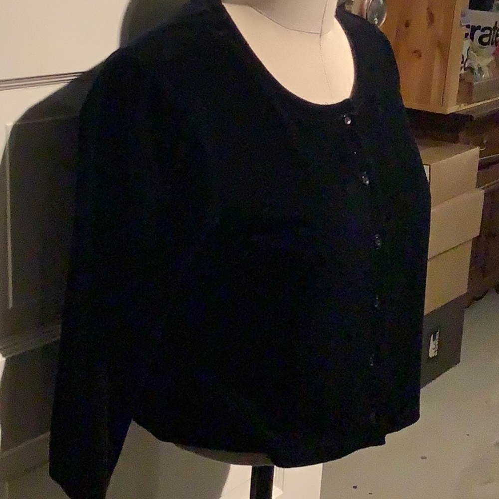 Vintage velveteen shrug